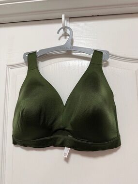 Lane Bryant cacique no wire lightly
Lined bra size 38DD